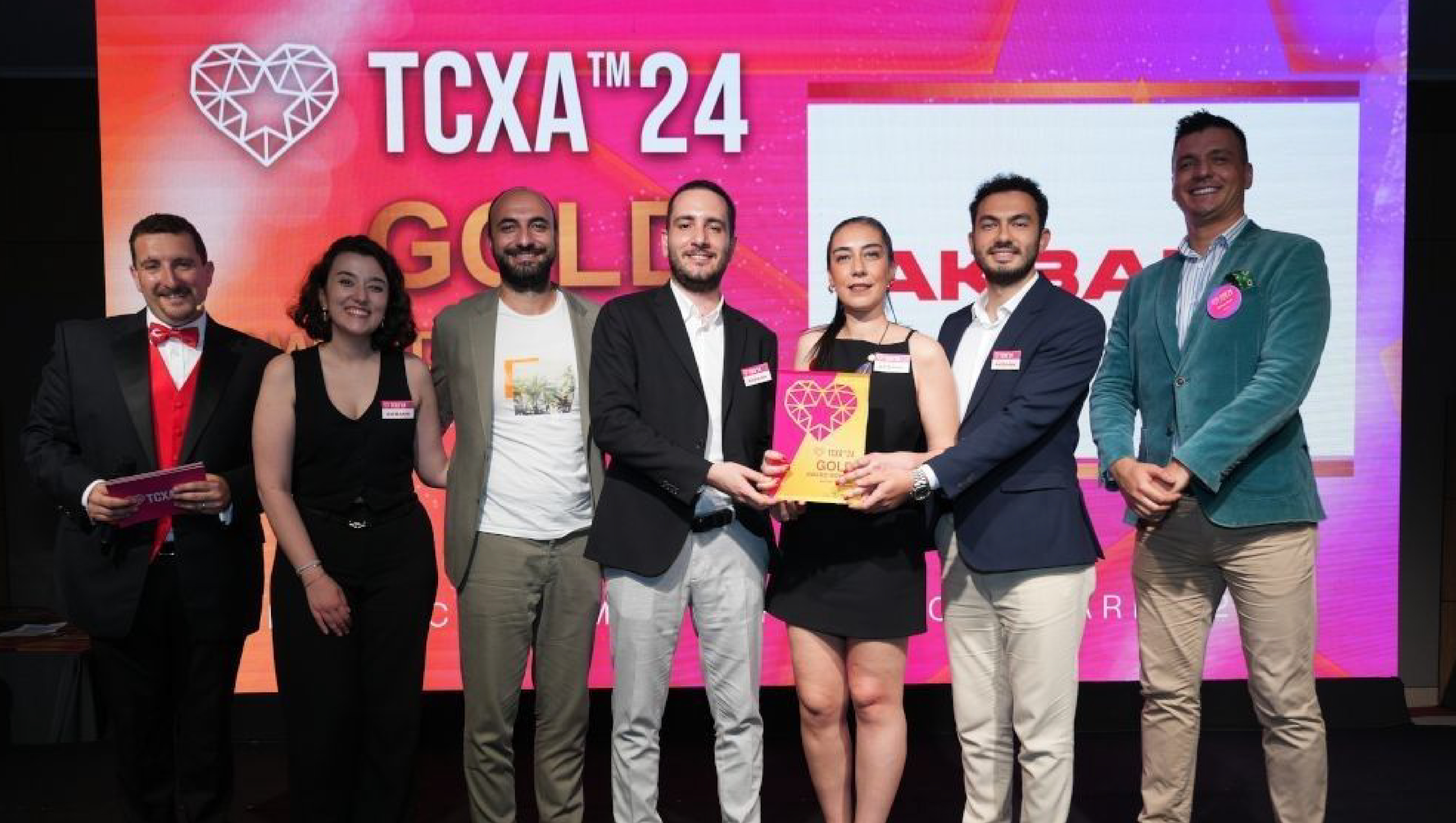 Akbank wins the Gold Award at the TCXA with Dataroid