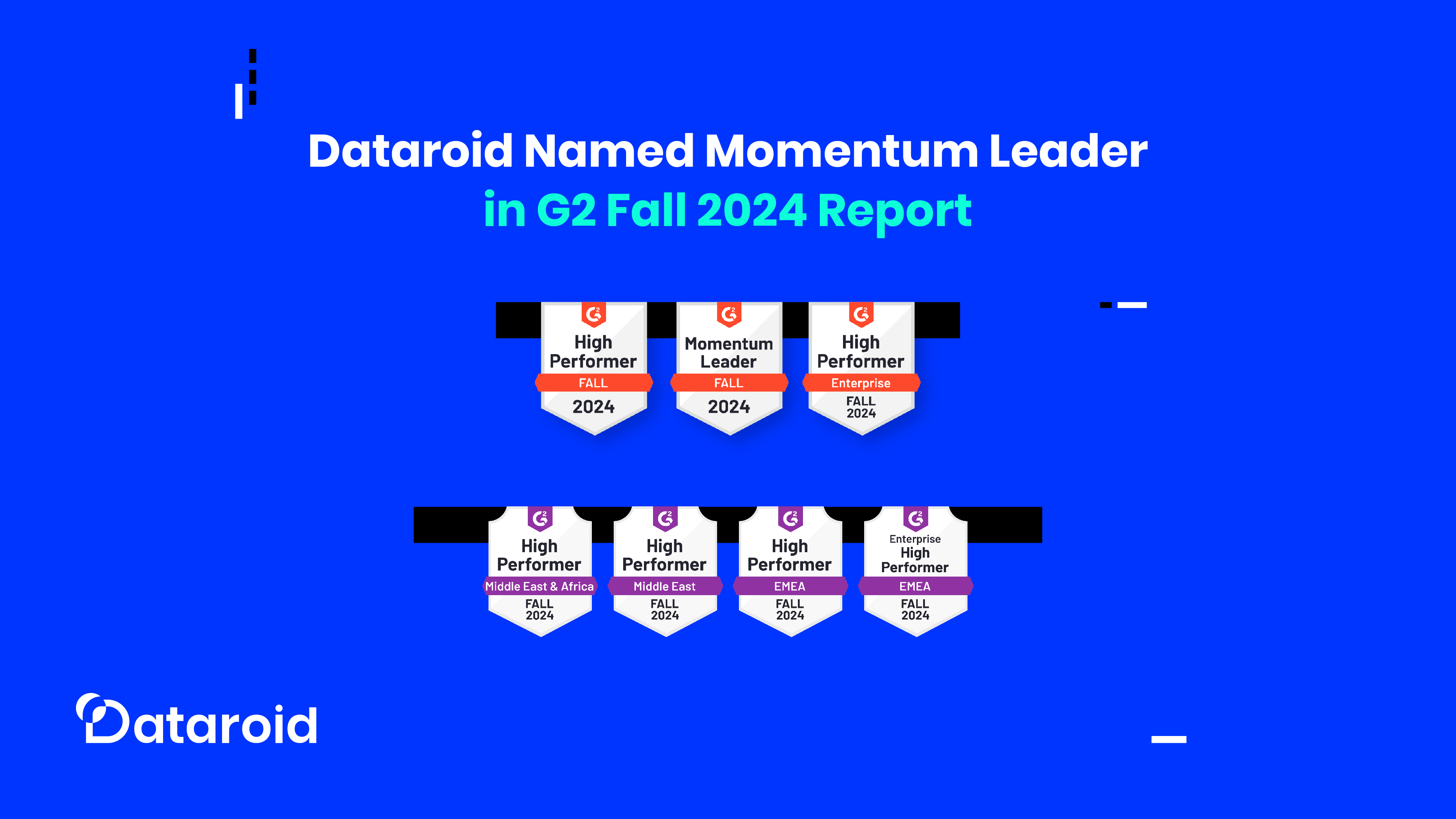 Dataroid Named Momentum Leader in G2 Fall 2024 Report